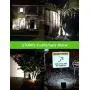 LITOM 12 LEDs Solar Landscape Spotlights, IP67 Waterproof Solar Powered Wall Lights 2-in-1 Wireless Outdoor Solar Landscaping Lights for Yard Garden Driveway Porch Walkway Pool Patio 2 Pack Cold White