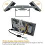 STASUN 300W LED Flood Light, 27000lm Super Bright Outdoor Security Lights with Wider Lighting Angle, 5000K, Adjustable Heads, IP65 Waterproof Outdoor Lighting for Yard, Court, Street, Parking Lot