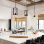 Verona Industrial Pendant Light | Dark Bronze Hanging Light Fixture with LED Bulb LL-P13-6DB-LED