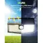 LITOM 160 LED Solar Motion Sensor Lights Outdoor, IP67 Waterproof Solar Powered Security Lights Wireless Solar Wall Lights with 3 Modes for Garden Patio Yard Deck Garage Fence Pool - Cold White 2 Pack LITOM 160 LED Solar Motion Sensor Lights Outdoor, IP67 Waterproof Solar Powered Security Lights Wireless Solar Wall Lights with 3 Modes for Garden Patio Yard Deck Garage Fence Pool - Cold White 2 Pack