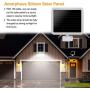 Solar Motion Sensor Security Light, Outdoor Flood Light, 1500LM 5000K, IP65 Waterproof, 3 Adjustable Heads Light with 2 Modes Automatic and Permanent on, for Backyards, Patios, Garages, Entryways