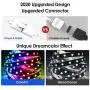 65.6ft LED Strip Lights BFULL RGB 5050 LED Strips with 40 Keys & Remote Bluetooth Controller, 12V Color Changing LED Lights for Bedroom Kitchen Home Party DIY Decoration