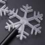Uonlytech Christmas Snowflake Garden Lights Battery Operated Snowflake Lights Outdoor Waterproof Christmas Decorative Ground Lights Lawn Night Light