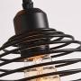 Garwarm Pendant Lighting with Spring Cage Vintage Adjustable Hanging Lighting Fixture 3-Lights Black Pendant Light for Kitchen Island Dining Room Foyer Farmhouse Bar