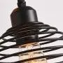 Garwarm Pendant Lighting with Spring Cage Vintage Adjustable Hanging Lighting Fixture 3-Lights Black Pendant Light for Kitchen Island Dining Room Foyer Farmhouse Bar