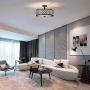 SOTTAE Luxurious Semi Flush Light Fixture Black Finish 2 Lights Glass Diffuser Flush Mount Ceiling Light,Ceiling Lamp Fixture for Bedroom,Living Room,Kitchen, Hallway (Diameter:13'')