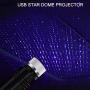 Star Projector Night Light, BAILONGJU Auto Roof Lights, Adjustable Romantic Violet Blue Interior Car Lights, Portable USB Night Light Decorations for Car, Ceiling, Bedroom