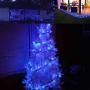 Solarmks Solar Christmas Lights ,72ft 8 Modes 200 LED Solar String Lights Outdoor Waterproof Fairy Solar Lights for Christmas Garden Patio Wedding Party Home Xmas Tree Decorations(Blue 2pack)
