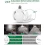 ALITOVE LED Garage Lights Deformable Trilights Garage Ceiling Light 40W 2400lm Daylight White E26 Tribright LED Workshop Lights with 4 Foldable LED Panels for Living Room Corridor Warehouse Basement ALITOVE LED Garage Lights Deformable Trilights Garage Ceiling Light 40W 2400lm Daylight White E26 Tribright LED Workshop Lights with 4 Foldable LED Panels for Living Room Corridor Warehouse Basement