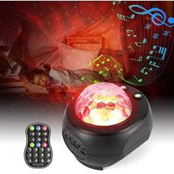 Star Projector, OUTAD Night Light Projector with 27 Modes of Galaxy, Nebula and Ocean Waves, Timing Function and Built-in Music Player, Suitable for Baby Bedroom, Game Rooms, Party