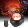 Star Projector, OUTAD Night Light Projector with 27 Modes of Galaxy, Nebula and Ocean Waves, Timing Function and Built-in Music Player, Suitable for Baby Bedroom, Game Rooms, Party