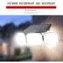 Wireless LED Solar Motion Sensor Lights Outdoor,3 Head Motion Sensor Lights,Lights Outdoor Spotlights 360°，IP65 Waterproof, Illumination for Yard Patio Garage Entryway Front Door (new-2pack)