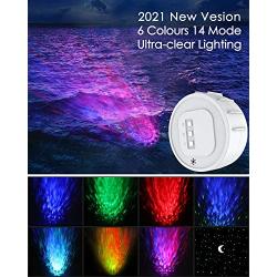 Star Projector, Night Light Projector with Moon Mode, Timer Adjustable Nebula Ocean Wave Projector, Galaxy Lamp with LED Nebula Cloud for Kids Gifts, Galaxy Projector for Bedroom Adults