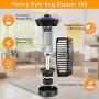 ZAAPTOL Bug Zapper & Attractant Electric Mosquito Zappers/Killer Insect Fly Trap, Waterproof Outdoor/Indoor - Electronic Light Bulb Lamp for Backyard, Patio