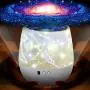 KISTRA Star Projector Night Light for Kids Bedroom (6-Films), 360°Rotating LED Starry Sky Nightlight, Table Lamp, Brightness & Color Adjust, Best Gift, XGu-005