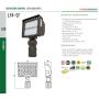 Westgate Lighting Outdoor LED Flood Light Fixture Slip Fitter Mount - Shoebox Street Area Parking Pole Security Floodlights - 120-277V - IP65 (100 Watt 5000K Cool White Dark Bronze)