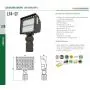 Westgate Lighting Outdoor LED Flood Light Fixture Slip Fitter Mount - Shoebox Street Area Parking Pole Security Floodlights - 120-277V - IP65 (100 Watt 5000K Cool White Dark Bronze)