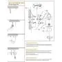 Industrial Track Lighting Ceiling Spotlight, Matt Black Vintage Wall Mount Lights, Rotate Head, E26 Base Bulb not Included