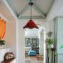LITFAD Tiffany Style Pendant Lighting Stained Glass Cone LED Pendant Light 2 Lights Antique Ceiling Lamp Art Decoration Ceiling Hanging Light for Dining Room Restaurant Study Room - Red, 12.6'' (32 cm) LITFAD Tiffany Style Pendant Lighting Stained Glass Cone LED Pendant Light 2 Lights Antique Ceiling Lamp Art Decoration Ceiling Hanging Light for Dining Room Restaurant Study Room - Red, 12.6'' (32 cm)