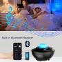 Galaxy Projector - Laser Star Projector with LED Nebula Galaxy for Room Decor, Home Theater Lighting, or Bedroom Night Light Mood Ambiance (Bluetooth Version)