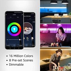 LE LED Strip Lights, 16.4ft WiFi Smart Waterproof Color Changing LED Strips, SMD 5050 LED Rope Light, App&Remote Controlled, Tape Light for Bedroom, Home and Kitchen