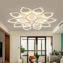 LED Ceiling Light Chandelier Flower Petal Metal Acrylic Ceiling Lamp Fixture for Dining Room Bedroom Cafe Bar Corridor Hallway Entryway Passway Decoration (Not Dimmable - Warm)