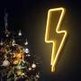 AMIR (Upgraded Version) LED Neon Decorative Light, Battery and USB Operated Lightning Neon Light, Wall Decor Light for Christmas, Birthday Party, Living Room and Wedding Party Decor (Warm White)