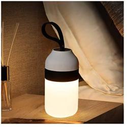 Desk Lamp Night Light Table Lamp Rechargeable Table lamp LED Cute Bluetooth Audio Nightlight for Bedrooms Living Rooms Reading Lamp (Size : L)