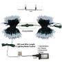 Twinkle Star C6 Christmas String Lights, 100 LED 33ft Fairy Lights with 29V Safe Adaptor, Indoor Outdoor 8 Lighting Modes with Memory Function for Patio Xmas Tree Wedding Party Decor, Warm White