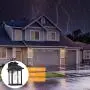 FUDESY Outdoor Light Fixtures Wall Mount,8W LED Plastic Porch Lights,Wall Light,Exterior Wall Sconce Lighting,Lamp,Waterproof Black Wall Lantern for Front Door,Garage,Bulb Included,FDS748EB