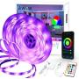 32.8Ft WiFi LED Strip Lights Music Sync Color Changing RGB LED Strip 24-Key Remote, Sensitive Built-in Mic, App Controlled LED Lights Rope Lights, Compatible with Alexa, Google Assistant 32.8Ft WiFi LED Strip Lights Music Sync Color Changing RGB LED Strip 24-Key Remote, Sensitive Built-in Mic, App Controlled LED Lights Rope Lights, Compatible with Alexa, Google Assistant