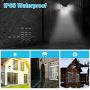 Solar Motion Sensor Light, Solar Lights Outdoor,Motion Sensor Security Lights IP65 Waterproof Solar Powered for Garden Patio Yard