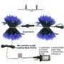 Twinkle Star C6 Christmas String Lights, 100 LED 33ft Fairy Lights with 29V Safe Adaptor, Indoor Outdoor 8 Lighting Modes with Memory Function for Patio Xmas Tree Wedding Party Decor, Blue