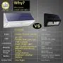 Solar Motion Sensor Lights Outdoor 46 LEDs 1100lm 4500mAh Aluminum Alloy IP65 Waterproof Led Security Outdoor Lights for House Garden, Driveway, Yard, Deck, Fence Post-White Solar Motion Sensor Lights Outdoor 46 LEDs 1100lm 4500mAh Aluminum Alloy IP65 Waterproof Led Security Outdoor Lights for House Garden, Driveway, Yard, Deck, Fence Post-White
