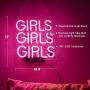 Neon Signs Girl Girls Girls Girls Neon Signs Girl Wall Decor Neon Light Sign Led Sign for Bedroom Neon Words Cool Art Neon Sign Cute Neon Lamps Home Room Beer Bar Custom Red Neon Wall Light 12''x10.6''