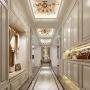 Sputnik Chandeliers,Semi Flush Mount Ceiling Lighting 8 Lights Modern Pendant Ceiling Light for Dining Room Bed Room Hallway Brushed Brass CHITBIT