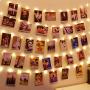 HXWEIYE 120LEDs Photo Clips String Light, Warm White, 40Ft Fairy Light with 52 Clear Clips & 10 Hooks on Wall, Timer & 8 Modes USB Powered Copper Wire String Light for Hanging Picture, Bedroom Party
