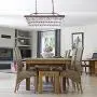Wellmet Dining Room Crystal Chandelier,30 inch Antique Bronze Rectangle Crystal Ceiling Light,4 Lights Farmhouse Kitchen Island Lighting,Adjustable Hanging Light Fixtures