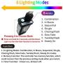 KNONEW 100 LED Snowflake String Lights 33ft Christmas String Lights with 8 Lighting Modes, Fairy Lights for Xmas Garden Patio Bedroom Party Decor Indoor Outdoor Lighting Decorations (Cool White)