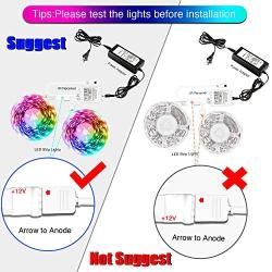 Daybetter Led Lights Color Changing Led Strip Lights with Remote Controller-60ft