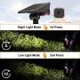 APONUO Solar Spot Lights Outdoor，Solar Powered Landscape Lights 20 LEDs Wireless Decor Solar Spotlight with Extension Stake 3000K Wall Lights for Statue Porches Garden Lawn (Warm White)