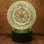 Lamps for Living Room 3D Anime Japanese Cardcaptor Card Captor Sakura Magic Circle Array 7/16 Color Change Night Light Table Lamp Kids Holiday Christmas Toy Kids Night Light SGFG