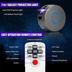 Galaxy Projector, Capaboo Dynamic Christmas Projection Lights Star Projector Night Light for Kids Bedroom Decor Party