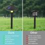 ZEVEZ Solar Lights Outdoor, 4 Pack Solar Pathway Lights Outdoor Waterproof, Umbrella, Outdoor Lights Solar Powered Decorative for Walkway Patio Yard Lawn -Warm White ZEVEZ Solar Lights Outdoor, 4 Pack Solar Pathway Lights Outdoor Waterproof, Umbrella, Outdoor Lights Solar Powered Decorative for Walkway Patio Yard Lawn -Warm White