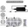 LANGSA LED Strip Lights, Bluetooth Remote Control, RGBW Color Changing Rope Lights, Sync to Music, Stronger Adhesive Tape, LED Tape Lights for TV, Bedroom, Party, Holiday Decoration (32.8ft/10M)…