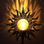 DOOGAXOO Sun Solar Lights Garden Outdoor,Waterproof Metal Decorative Stakes for Walkway,Yard,Lawn,Patio