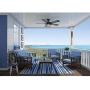 Hunter Key Biscayne Indoor / Outdoor Ceiling Fan with LED Light and Remote Control