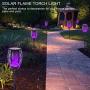 EOYIZW Solar Torch Light with Flickering Flame, 43'' (2 Pack) Upgraded Flame Torch Lights-IP65 Waterproof Solar Flame Lights Dusk to Dawn Auto On/Off Security Torch Light for Garden Lawn Yard Patio