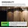 Sunco Lighting 4 Pack PAR30 LED Bulb, 11W=75W, Dimmable, 3000K Warm White, 850 LM, E26 Base, Indoor/Outdoor Spotlight, Waterproof - UL & Energy Star