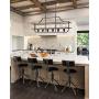 Zeyu 6-Light Kitchen Island Lighting, Dining Room Pendant Light Fixture in Oil Rubbed Bronze Finish, 9808-6LP ORB